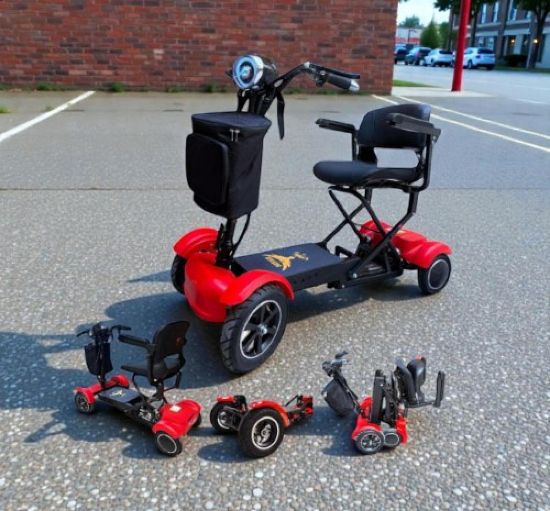 صورة دباب كهربائي 4 عجلات لكبار السن 36v